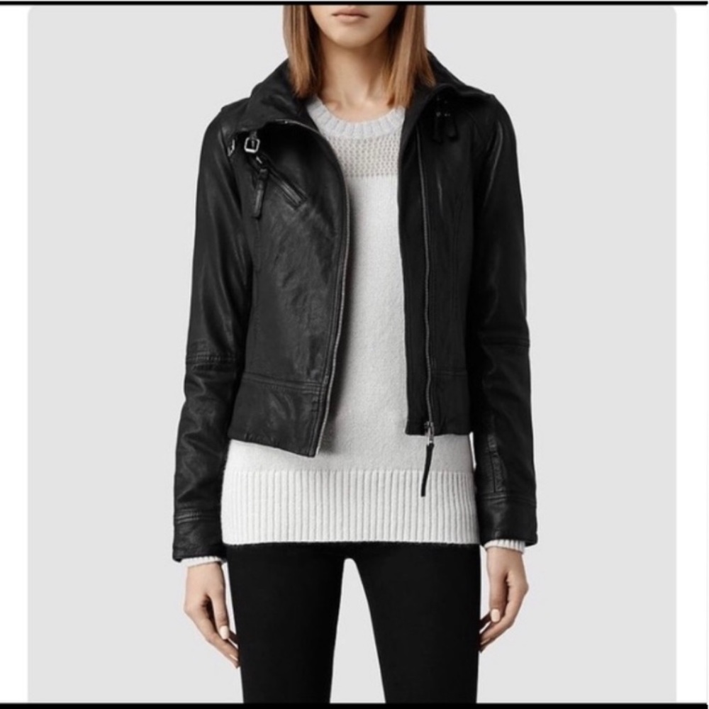 All Saints Belvedere authentic leather jacket - 8